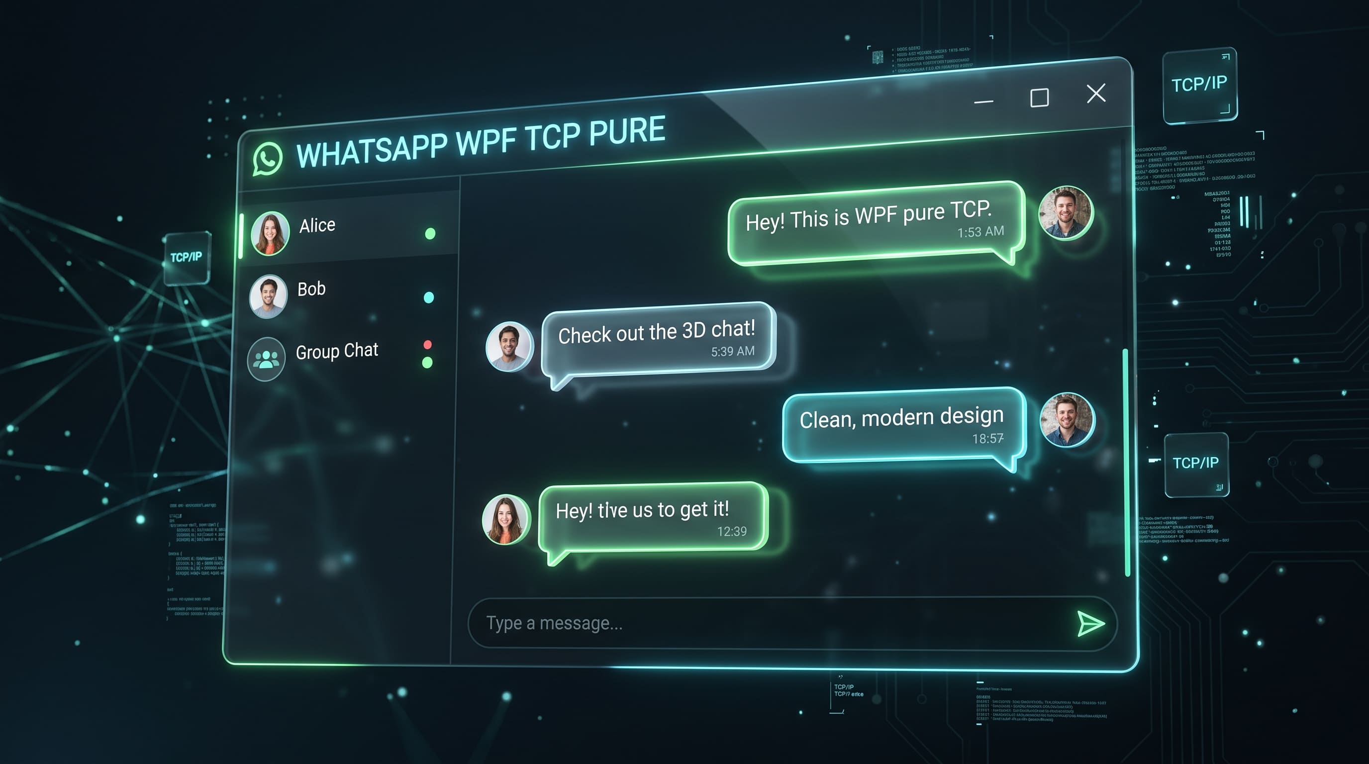 WhatsApp WPF Emulator